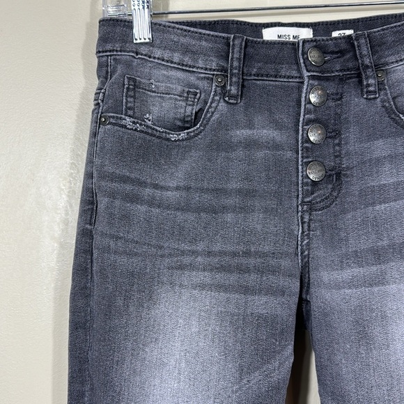 MISS ME Mid-Rise Cropped Jeans Women's Size 27 straight Spring! - Picture 5 of 10